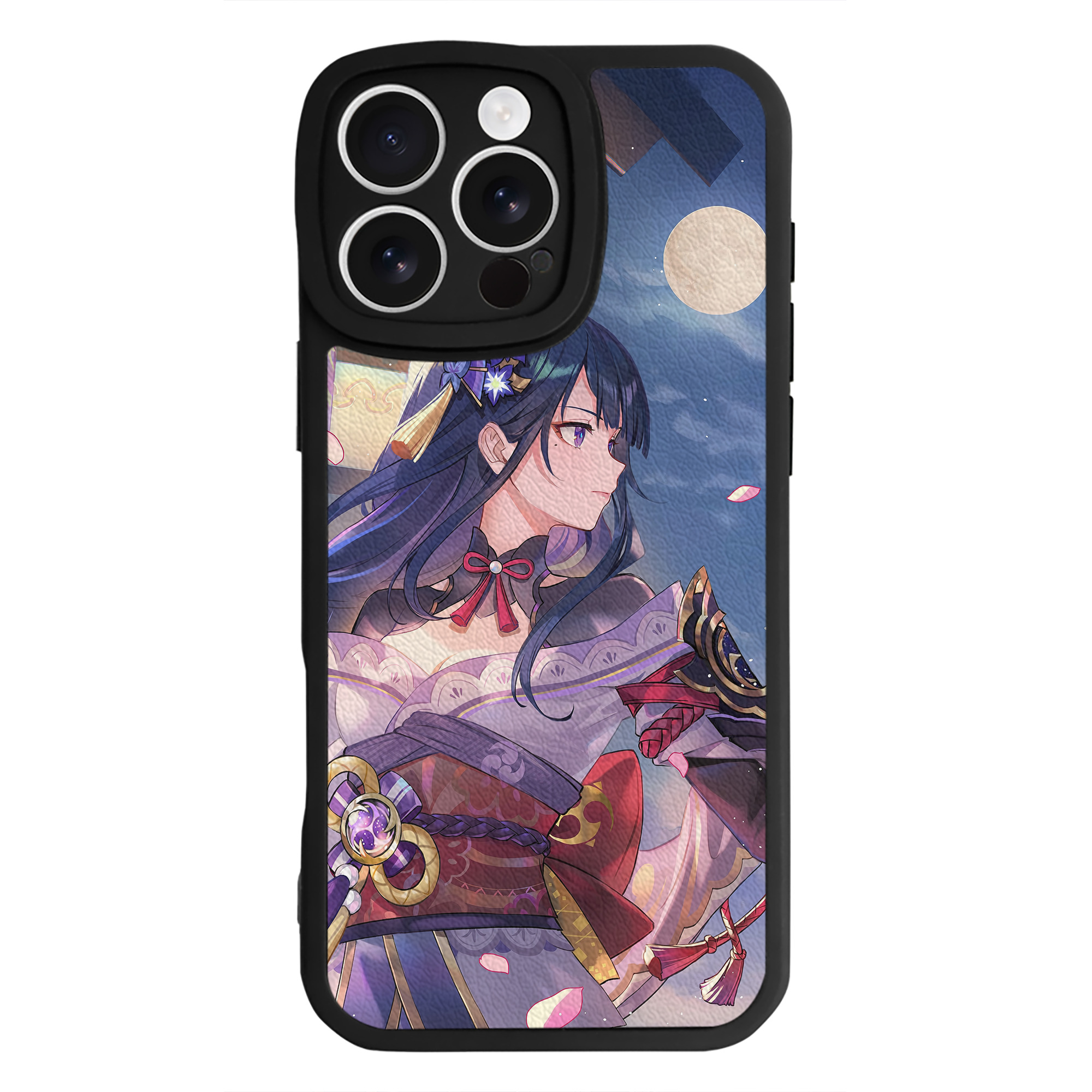 げんし神 genshin 【iPhone 16シリーズ対応】シリコンスマホケース（レザー調） 材質：シリコン